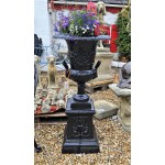 Cast Iron Urn with Handles